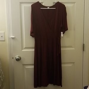 Old Navy Faux Wrap dress size large